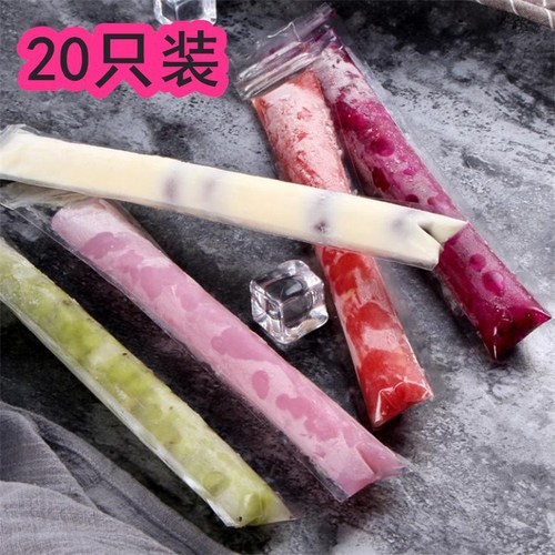 Master DIY Ice Stick Bag Multi-functional Ice Stick Making Mold Ice Bag Large Ice Cream Bag Ice Pack 20 Pieces Set