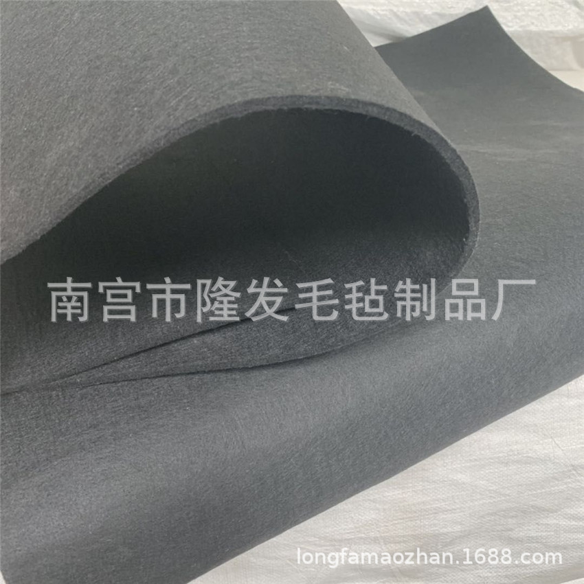 船舱/机舱吸尘毛毡 硬质棉烫光无纺布 针刺吸音毡 吸声棉毛毡板