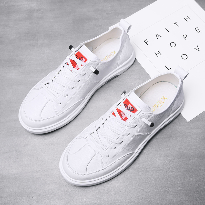 White shoes Korean Edition Versatile Trend Casual shoes Trendy shoes Men's Shoes Spring 2019 New shoes men