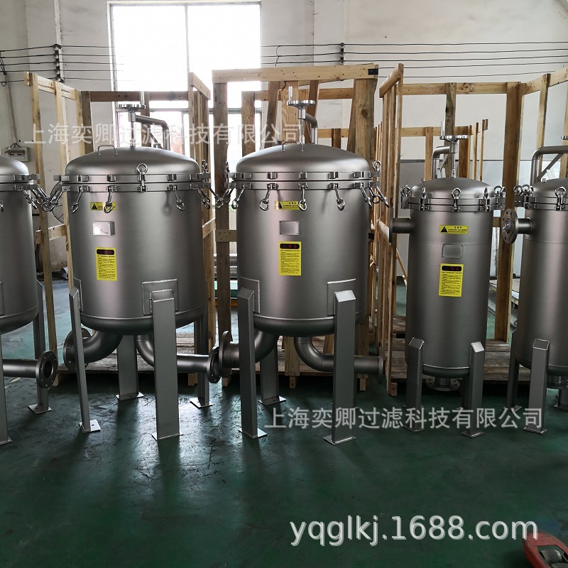 供应大流量袋式过滤器 不锈钢液体布袋式过滤机 可非标定制