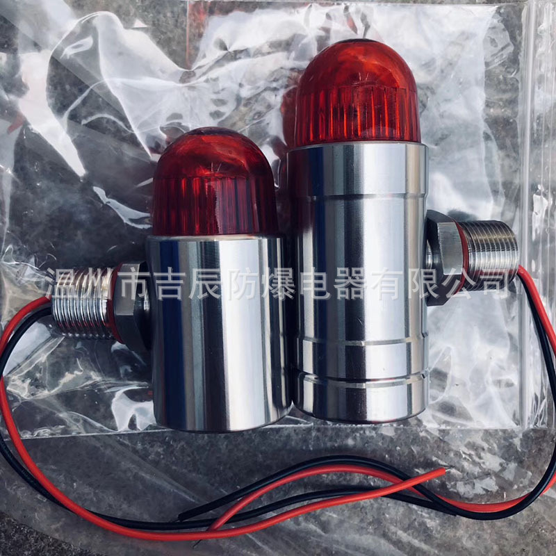 304不锈钢防爆声光报警器DC24V可燃气体探测器报警灯蜂明器GBS-