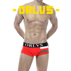 ORLVS New Model Men's Cotton Comfortable Breathable Elastic Underwear with Four Corners - Factory Supply OR06