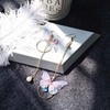 Cute asymmetrical cloth, earrings, long crystal from pearl with tassels, wholesale