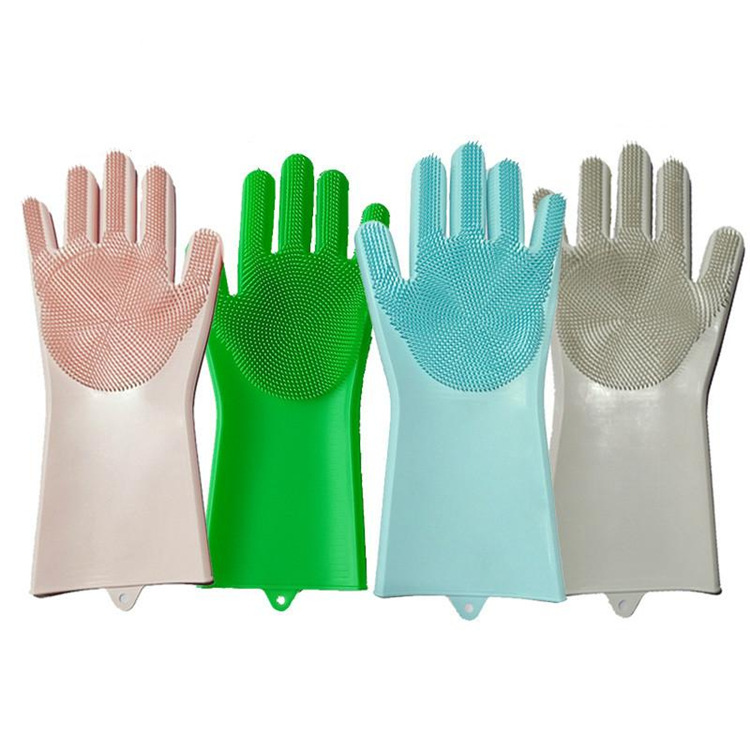 Waterproof silicone brush, gloves
