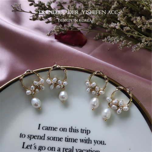 Hanfan jewelry professionally designs and customizes real gold electroplated mosquito coil clips screw clips ear clips necklace rings source factory