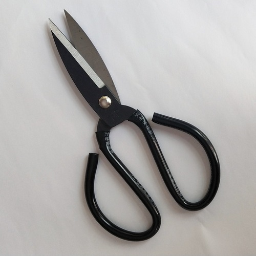 Industrial iron scissors, civilian scissors, kitchen knife king, black plastic handle carbon steel, stainless kitchen pointed scissors