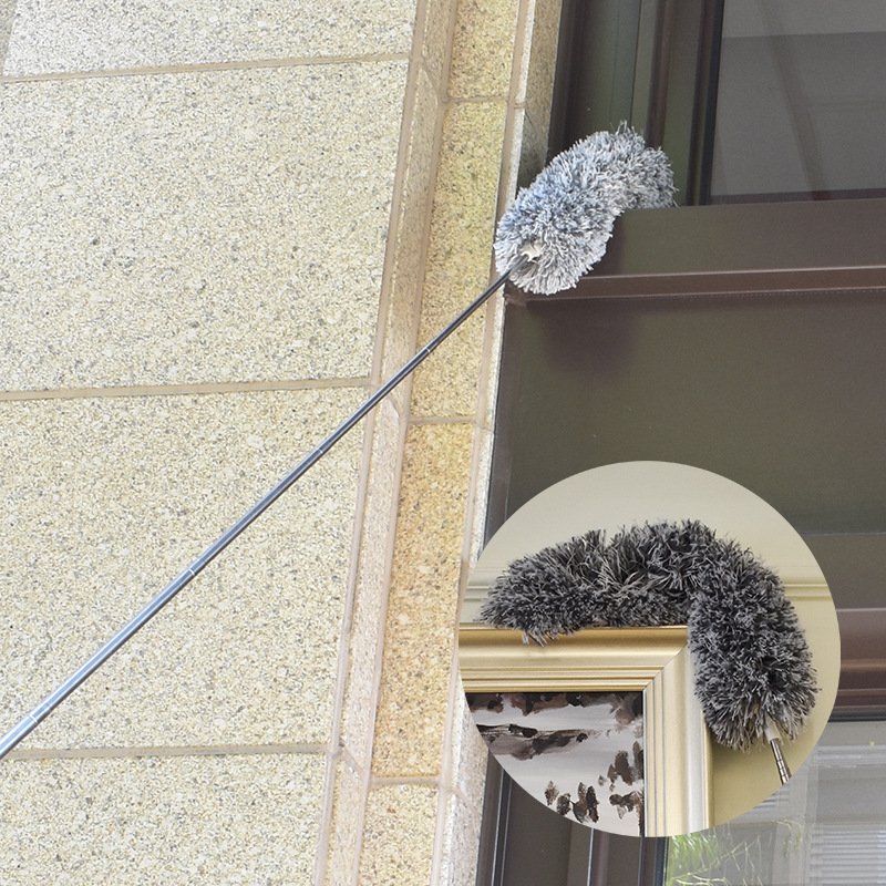 Hygienic extra-long telescopic antenna for home use stainless steel