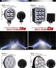 Super bright strong light truck modified LED light for electric motorbikes and bicycles, agricultural vehicle headlights, car LED headlights, spotlights