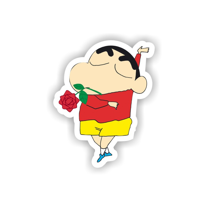 Estilo japonés Harajuku ins acrílico insignia crayón Xiaoxin ramillete lindo broche de dibujos animados estudiante mochila Accesorios