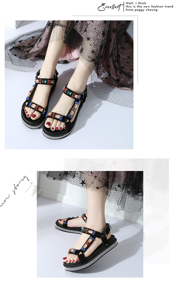 Chaussures été pour femme en Caoutchouc - Ref 3345793 Image 9