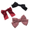 Red hairgrip with bow, hairpin, hair accessory, hairpins, internet celebrity