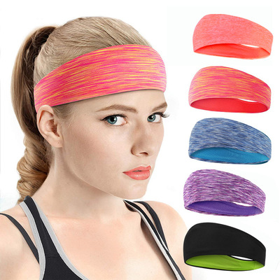 Amazon Best Sellers Sweat Headband men and women run Headband yoga Bodybuilding Scarf Riding dance motion Hair band