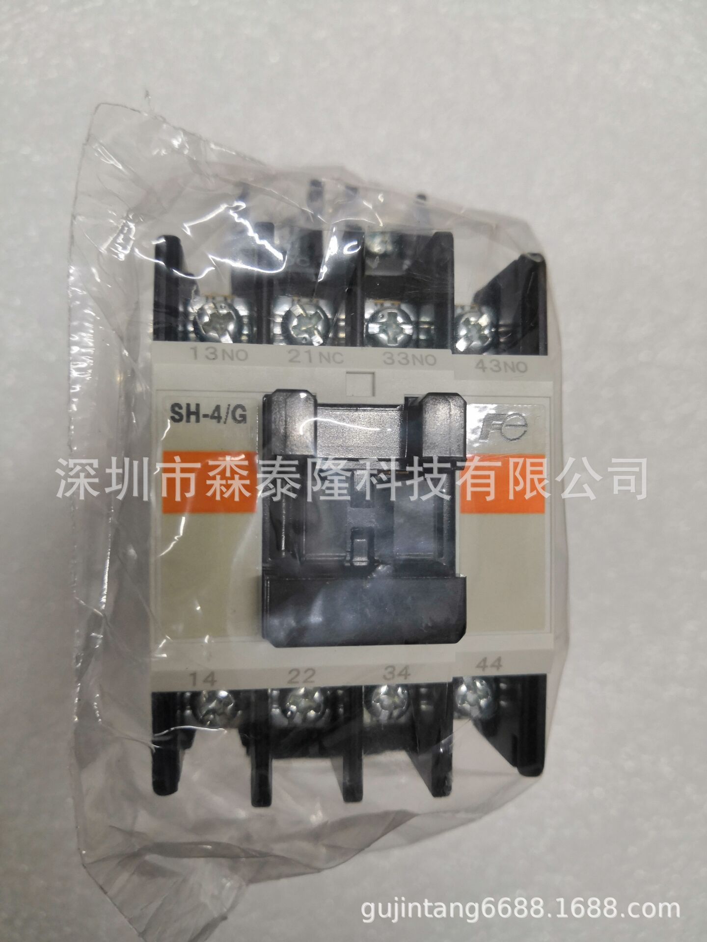 原装日本富士直流接触器式继电器SH-4/G DC24V 48V 110V 3开1闭