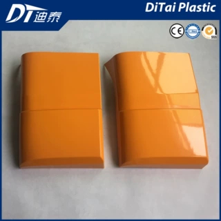 东莞迪泰供应 橙色机器外壳 ABS/PP/PC亚克力厚板吸塑/丝印喷漆