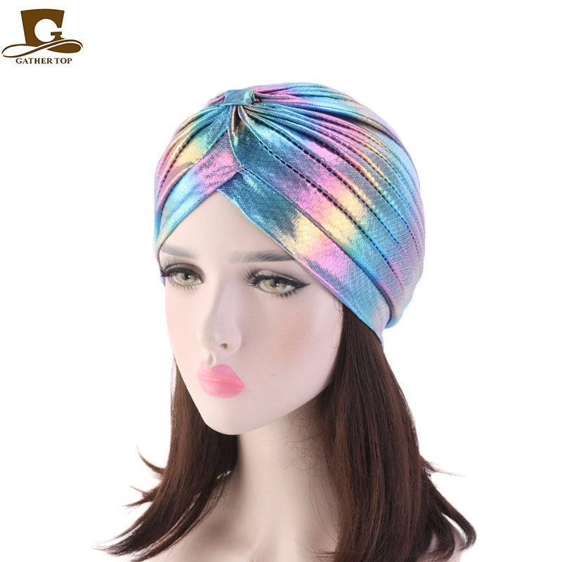 New laser bright color Indian hat turban...