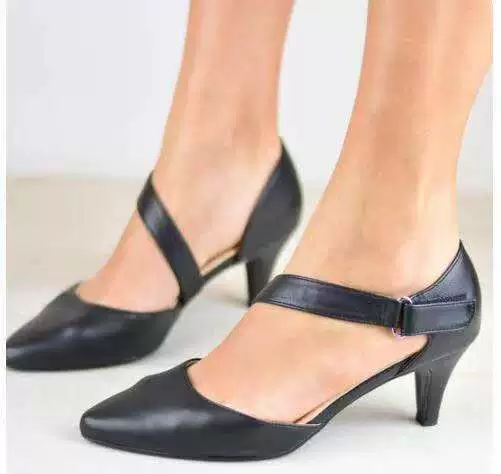 Лето 2019, новые сандалии на среднем каблуке, женская обувь больших размеров 40-43