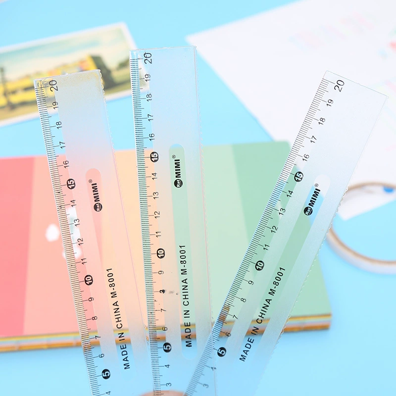 Креативные канцелярские товары оптом прозрачная линейка 20 см офис культура искусство каллиграфия принадлежности для рисования линейка Обучение студентов