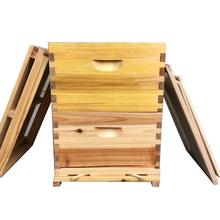 批发中蜂蜂箱标准 蜂箱继箱全杉木凹凸无缝蜂巢继箱巢框新型蜂箱
