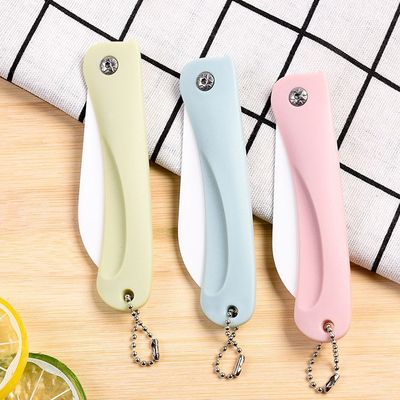 Plain Jane Ceramic fruit knife Portable Folding knife Kitchen Knives Paring knife Ceramic knife Fruits and knife