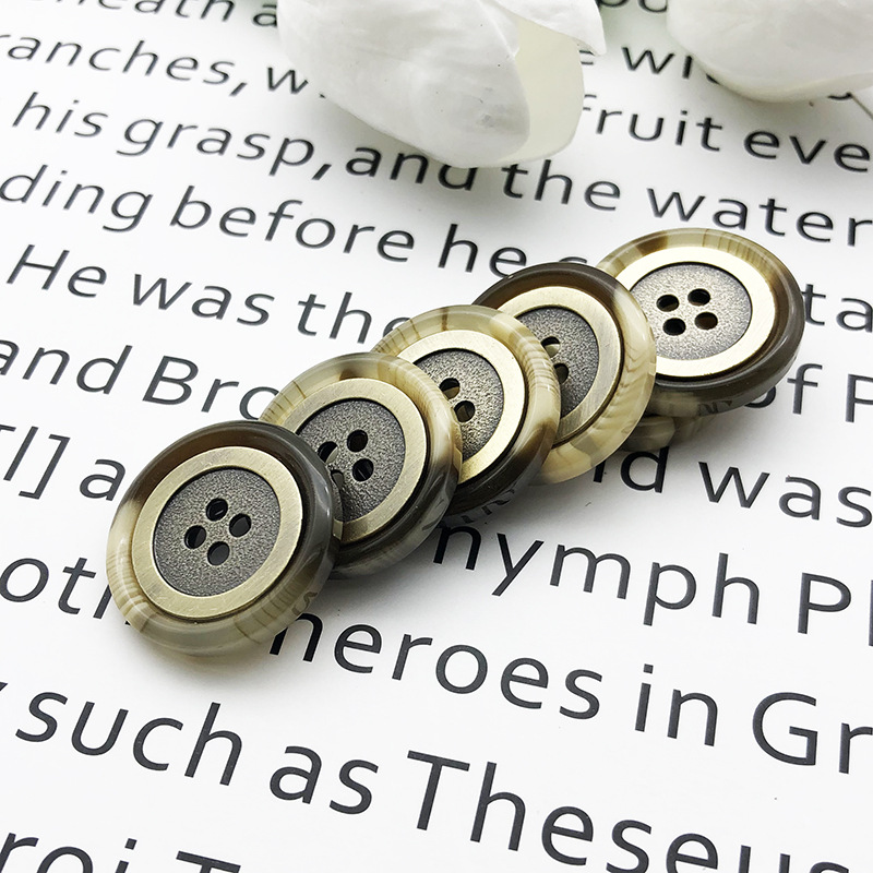 树脂纽扣 男装 女士 大衣扣 风衣扣 DIY饰品配件 西装扣 衣服服装详情图5
