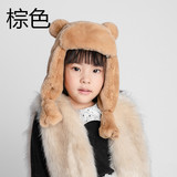 Утепленная детская удерживающая тепло бархатная милая шапка подходит для мужчин и женщин