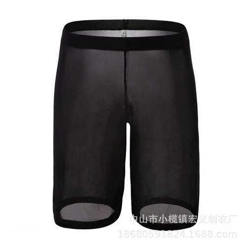 Sexy underwear for men and women, mesh mid-pants, low-waisted, hollow sailor, breathable and sexy