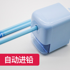 The Delixi 71158 pencil sharpener, hand-held pencil sharpener, multi-function pencil sharpener for both men and women, automatic lead feeding