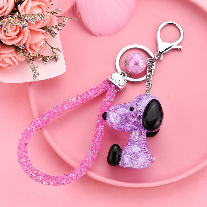 Creative Acrylic Bubble Puppy Keychain Wholesale Nihaojewelry display picture 6