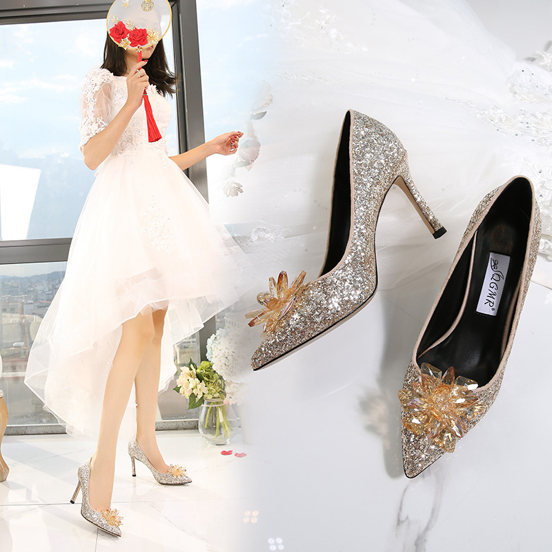 rhinestone wedding shoes