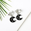 Cartoon ear clips, short earrings, no pierced ears, Korean style, simple and elegant design