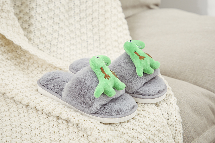 autumn and winter parent-child furry cartoon cotton slippers  NSPE11138