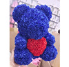Artificial Flower rose 40CM Spend eternity Baby Bear 520 Valentines Day Wedding celebration gift Amazon