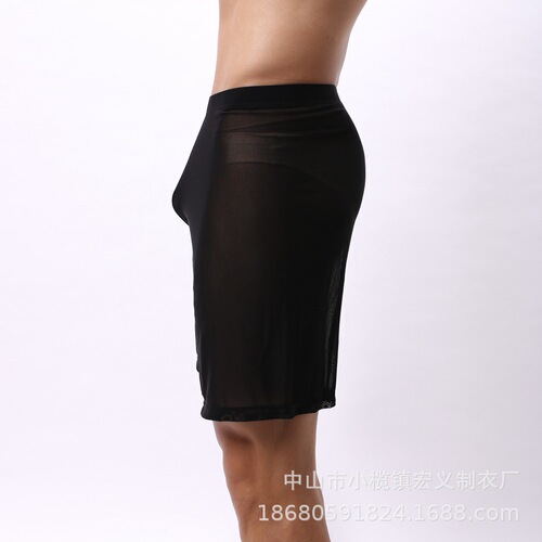 Sexy underwear for men and women, mesh mid-pants, low-waisted, hollow sailor, breathable and sexy