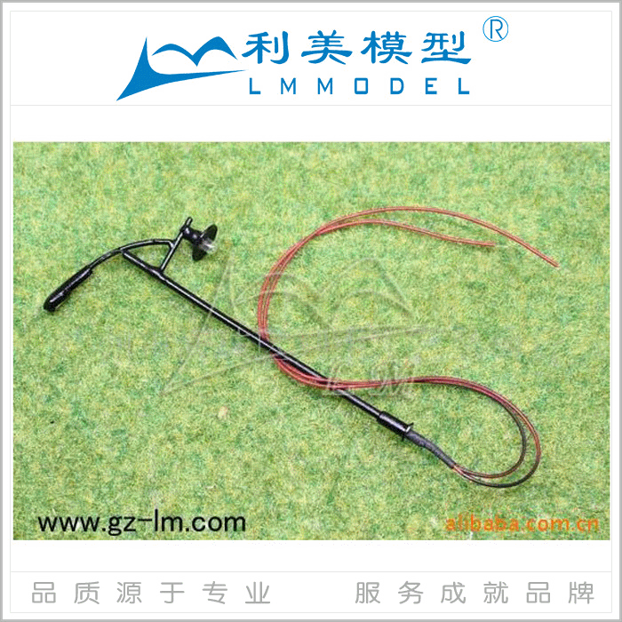 供应T82 10支/包 8.5cm双头马路灯 景观模型灯