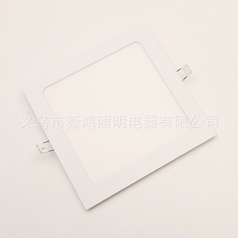 Simple incrustado blanco cálido ultra-Delgado panel de luz 12W18Wled downlight de techo de montaje abierto fundición de aluminio de ventas directas de la fábrica