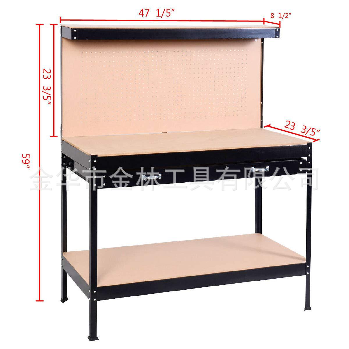供应单抽屉120CM大型木工工作台木工操作台工作桌