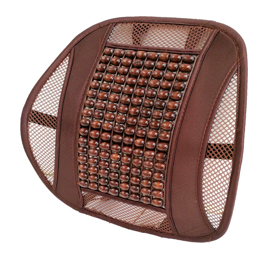 Летняя Автомобильная ткань края деревянные бусины подушка для талии Автомобильная поясная подушка для спины против прямых продаж с фабрики