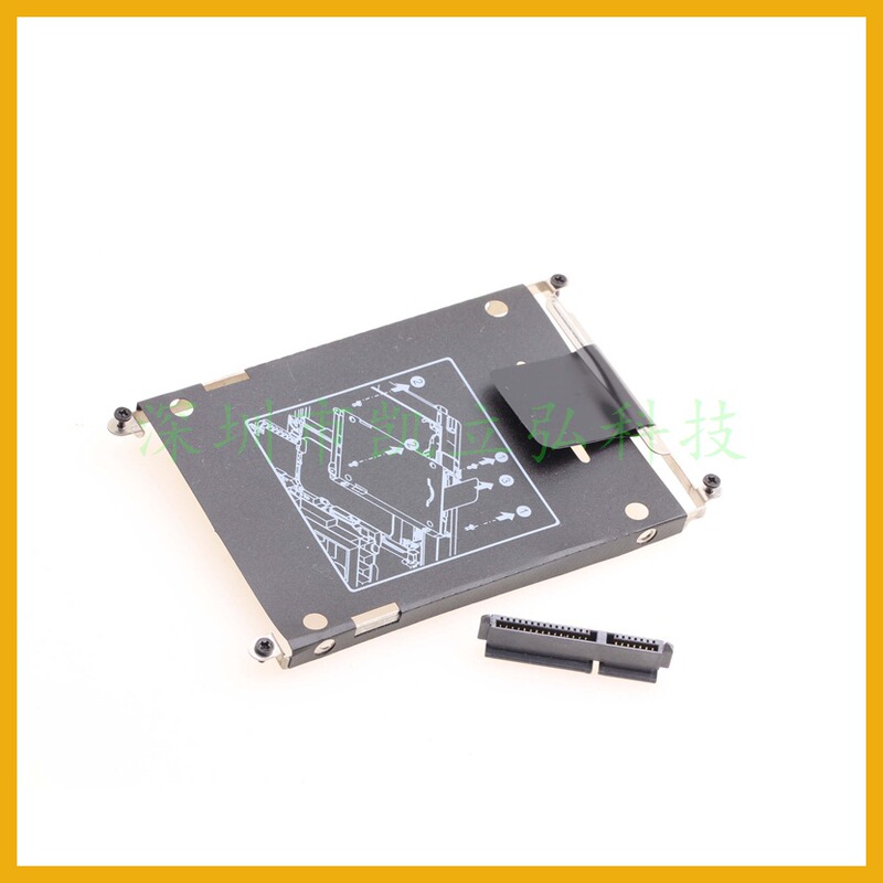 For HP EliteBook 2570p 2560p Hard Drive Frame + Hard Drive Interface Caddy Notebook