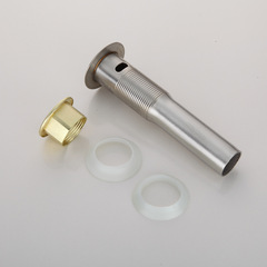 Undermount sink drain, stainless steel flip-up drain, brushed spring-loaded drain, factory direct sale, drop-in drain