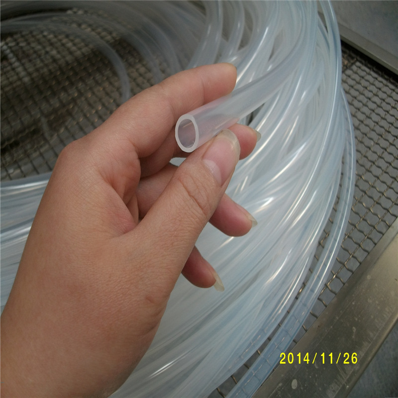高抗撕硅胶管 透明 进口 铂金橡胶管 无味食品级胶管【厂家直销】