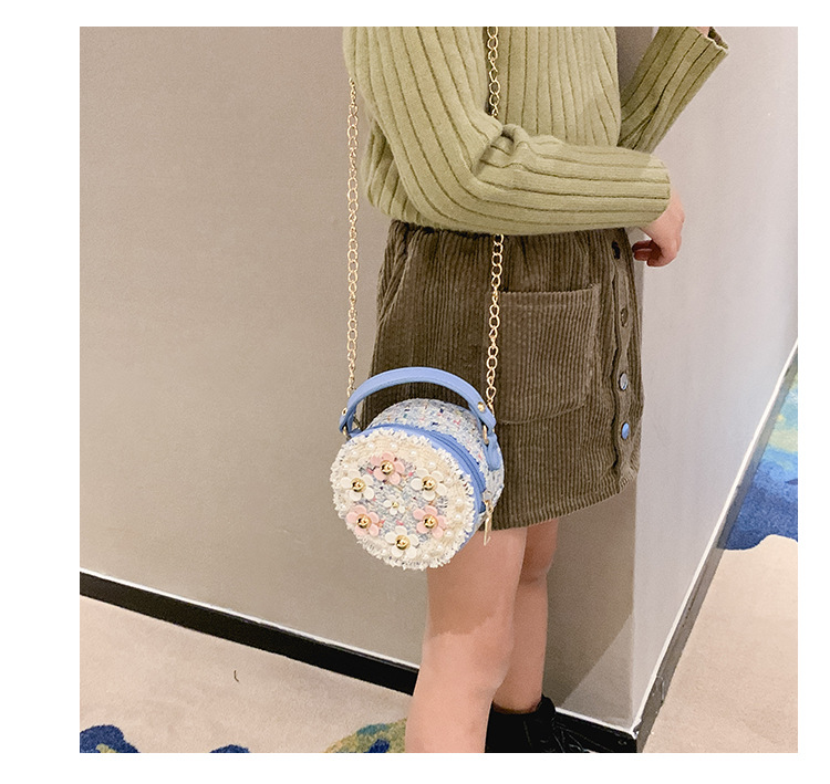 Children's Pearl Messenger Bag Shoulder Bag Small Round Bag display picture 49