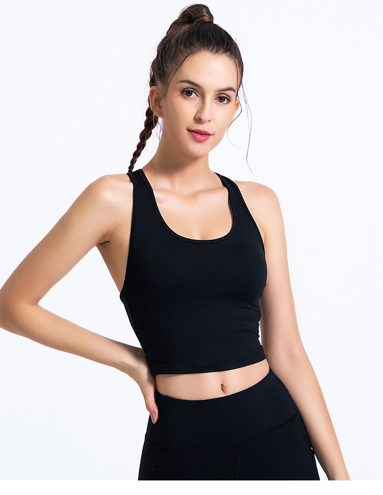 women s Back Cross strap Yoga Vest nihaostyles clothing wholesale NSSMA77585