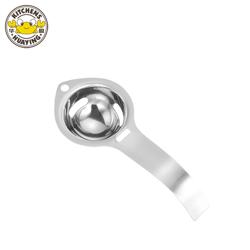 [Huaying] Manufacturer wholesale 304 stainless steel filter egg yolk separator creative baking egg white separator