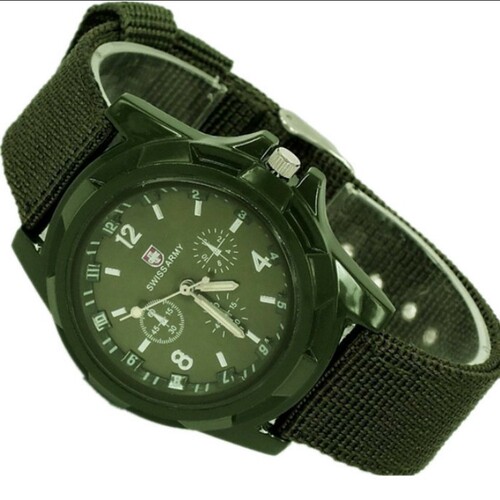 Wholesale alloy nylon braided military watch luminous Swiss quartz watch fashion brand men's watch men's sports watch
