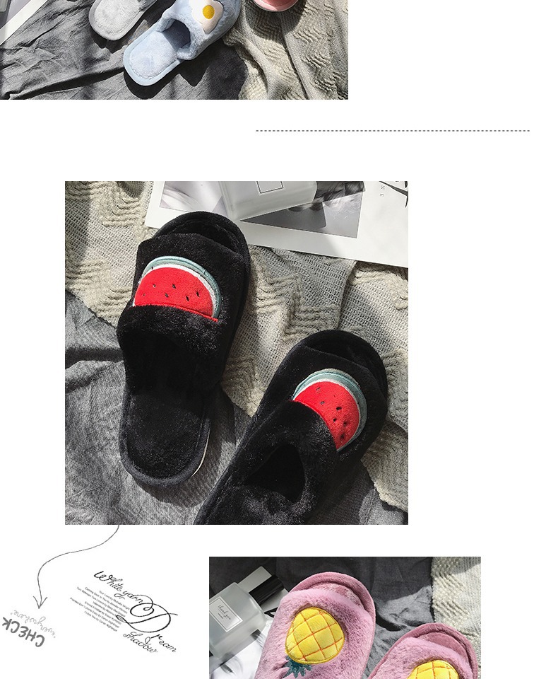 Image des Chaussons en Peluche Fruité 7
