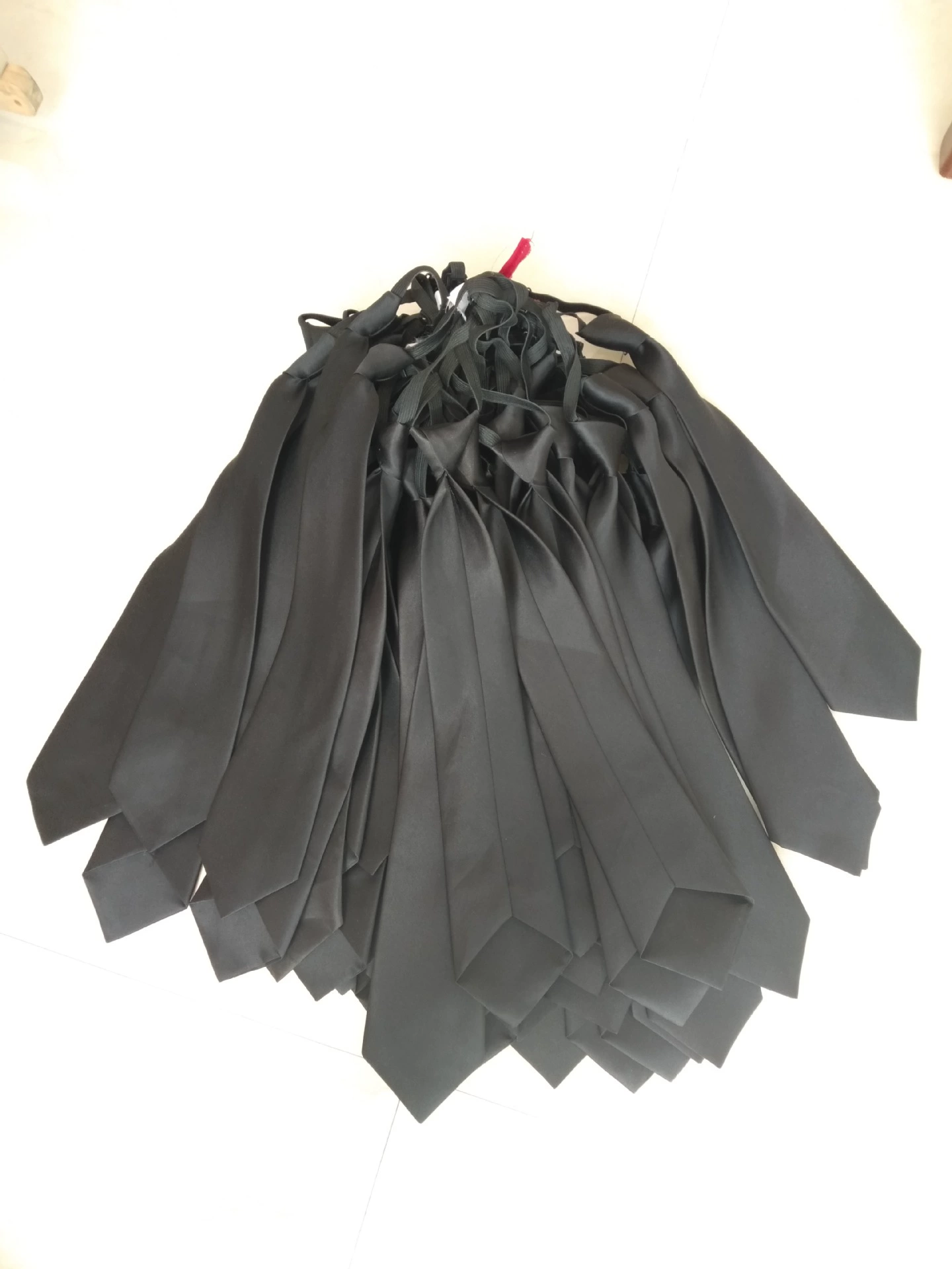 Мужской галстук 45 см для выпускного, для фотосессий, для команды безопасности, на резинке, из полиэстера, универсальный