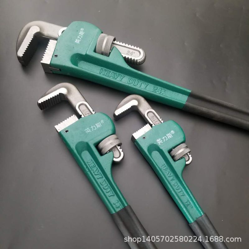 批发美式管子钳水管钳工业级沾塑柄重型管子钳8寸-48寸水管钳-阿里巴巴