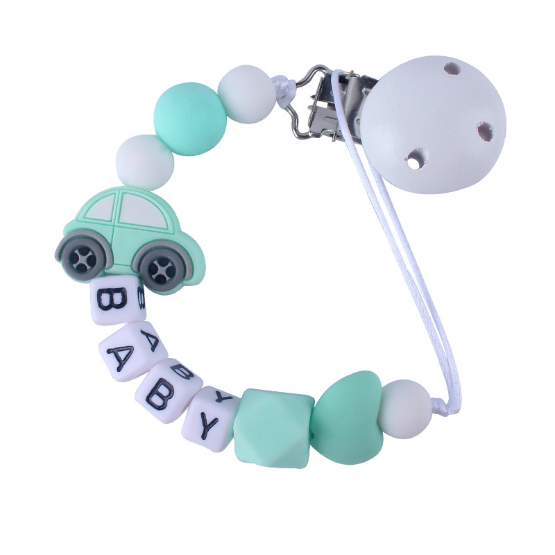 AliExpress chupete cadena bebé chupete de silicona clip de Amazon de comercio exterior suministros para bebés cadena anti-caída Nuevo