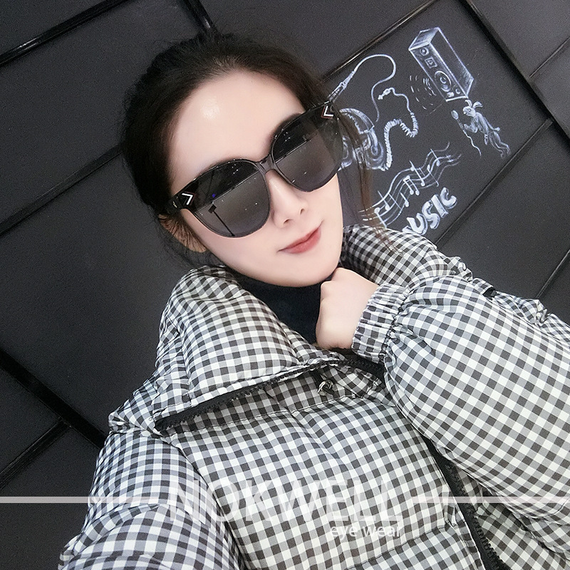gm墨鏡抖音眼鏡女網紅ins新款潮sunglasses時尚偏光v牌太陽鏡2019