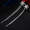 South Korean hypoallergenic goods, earrings, universal silver needle, accessory, silver 925 sample